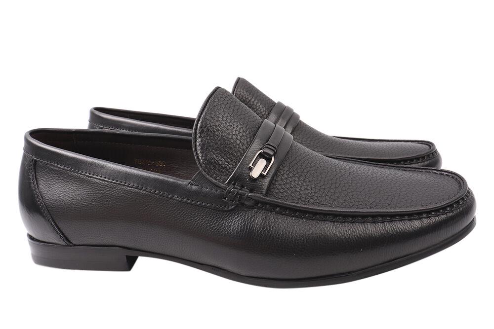 Туфли мужские Lido Marinozi из натуральной кожи р. 45 Черный (202-21DT)