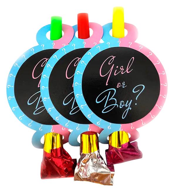 Дудки язички Boy or girl 13 см 6 шт. (514307)