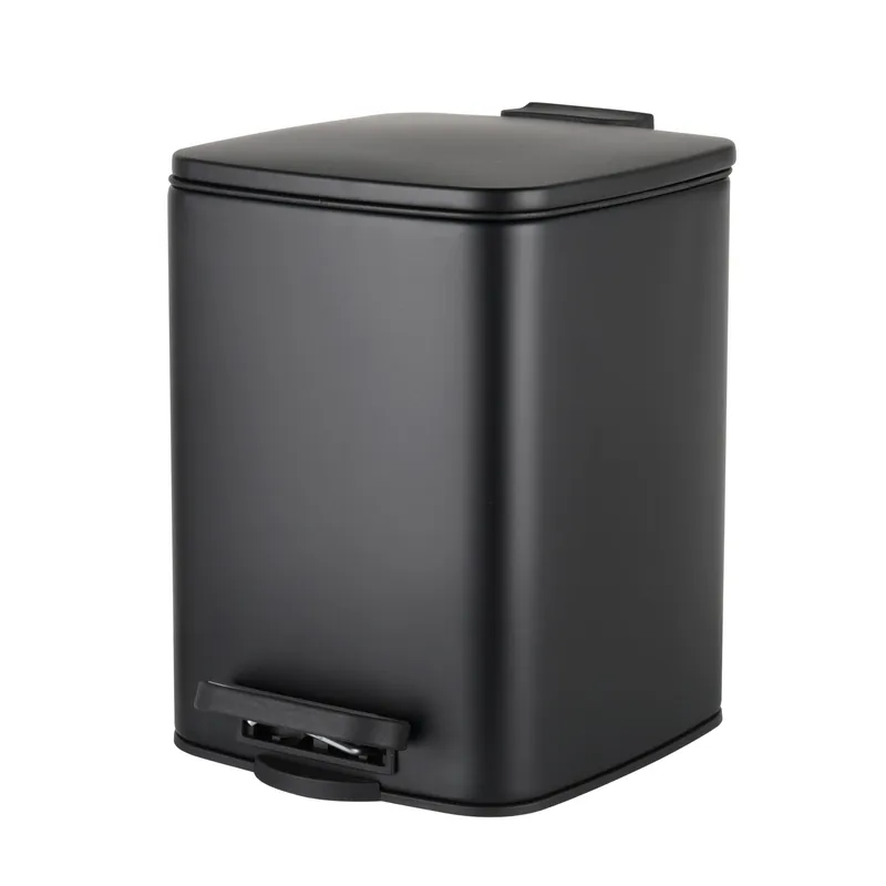 Ведро для мусора Zerix Kubix-TC0106 прямоугольное 6 л Черный (ZX5890) Ведро для мусора Zerix Kubix-TC0106 прямоугольное 6 л Черный (ZX5890)