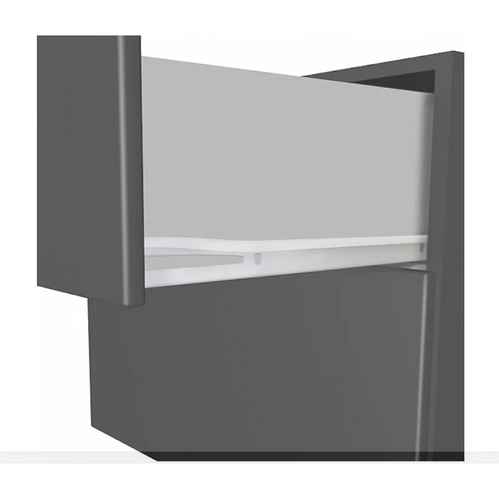 Направляючі Sigma Standart роликові 450 мм металеві 4 шт. Білий (VM0516) - фото 2