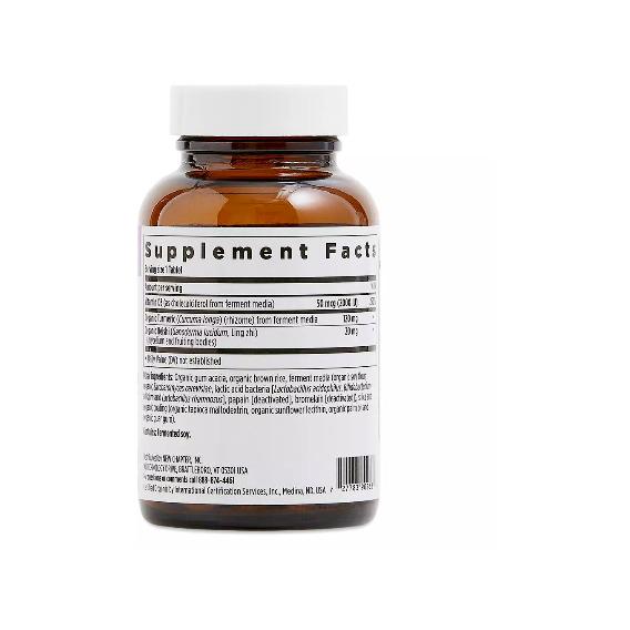 Вітамін D New Chapter Fermented Vitamin D3, 2000 IU + Turmenic And Reishi 30 Veg Tabs (NC0355) - фото 2