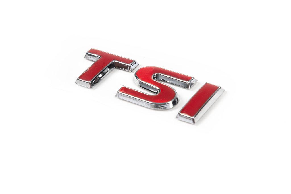Напис TSI для Volkswagen Passat B7 2012-2015 Червоний