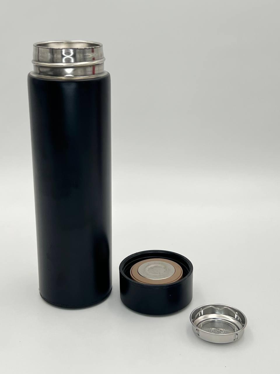 Бутылочка-термос с термометром 500 мл (tun17)