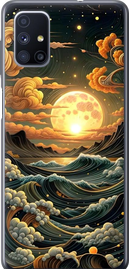 Чохол на Samsung Galaxy M51 M515F Арт хвилі (6332t-1944-42517)