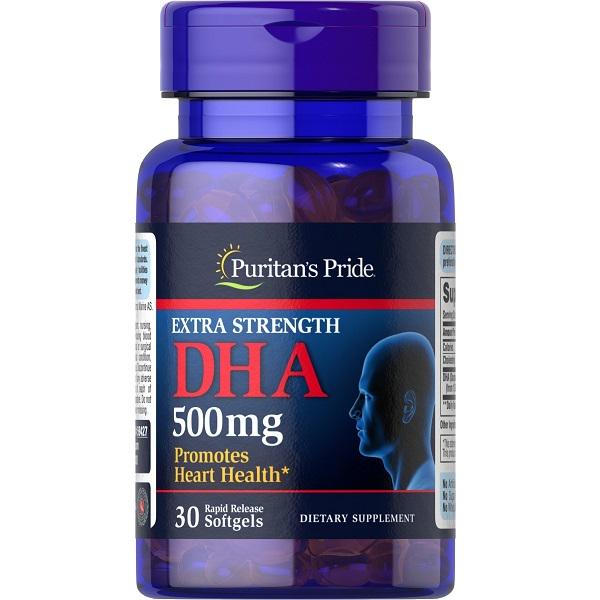 Омега 3 Puritan's Pride Extra Strength DHA 500 мг 30 капс. (000020024)