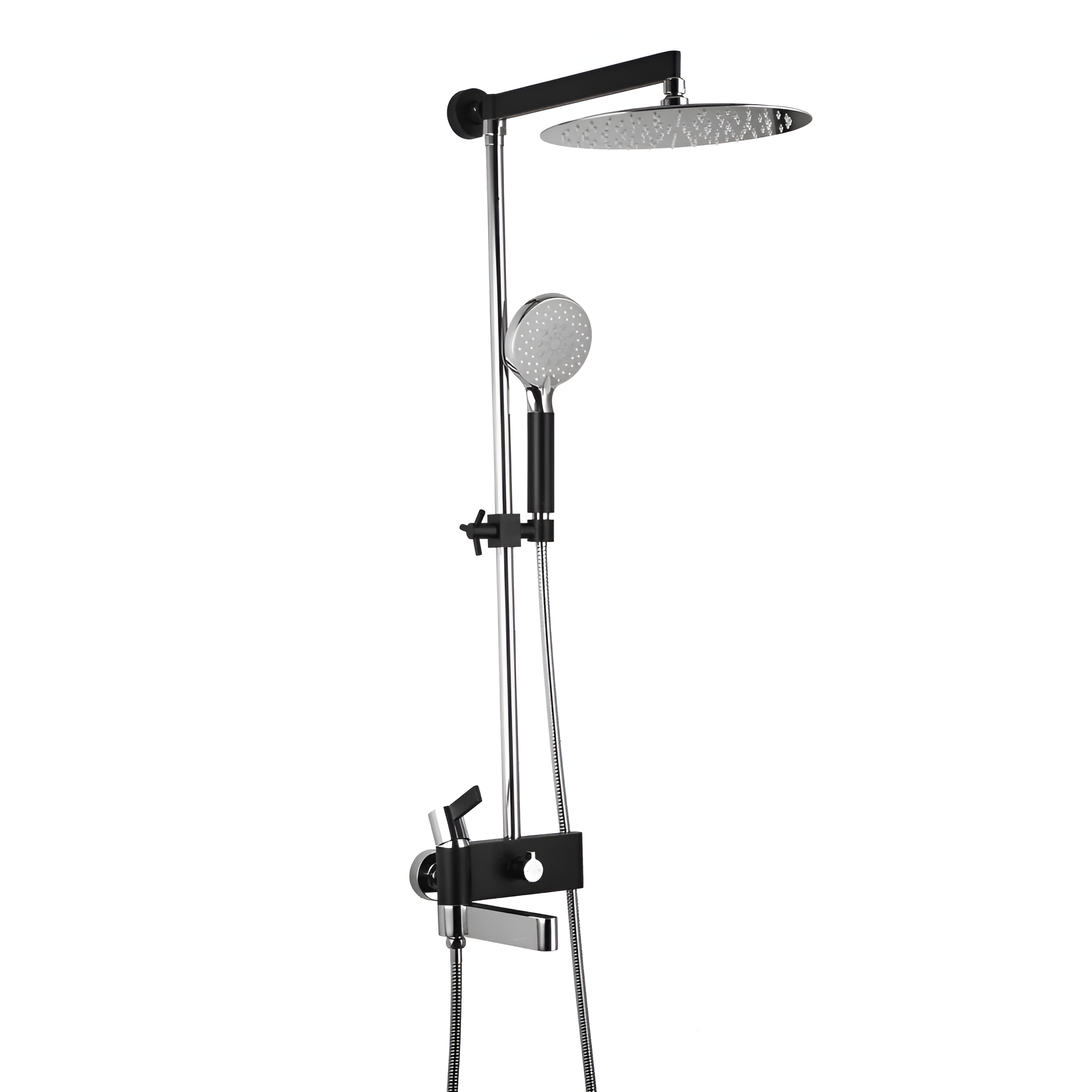 Душевая система Gappo G2481 Черный/Хром