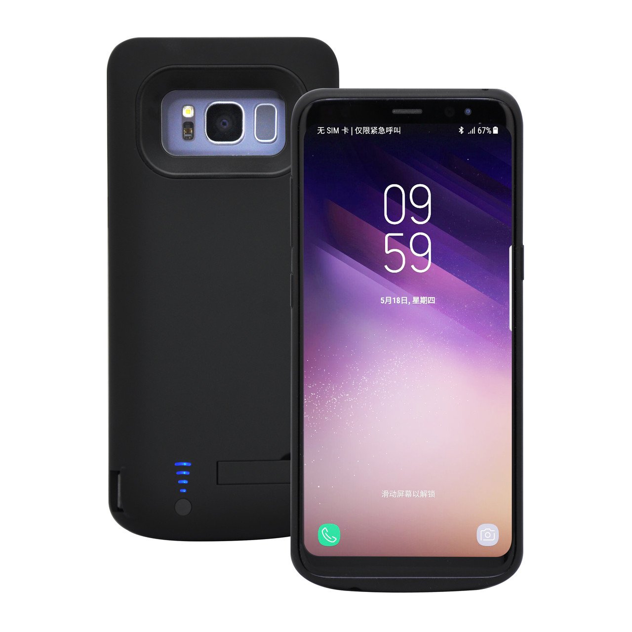 Чехол-аккумулятор XON PowerCase для Samsung S8 5000 mAh Black