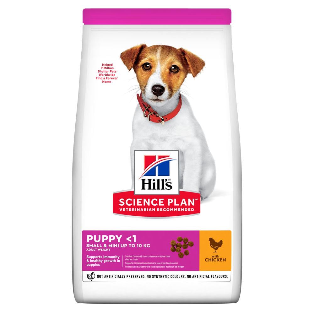 Корм сухий Hill's Science Plan Puppy Small&Mini для цуценят малих та мініатюрних порід з куркою 6 кг (49545)