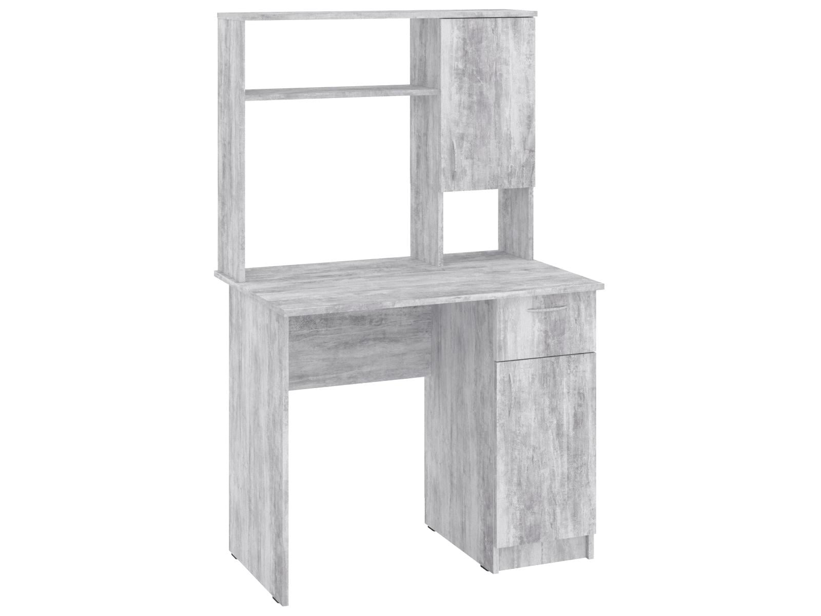 Письменный стол PEHOTIN Эврика 90х60х75/147 см Бетон (PN-101353)