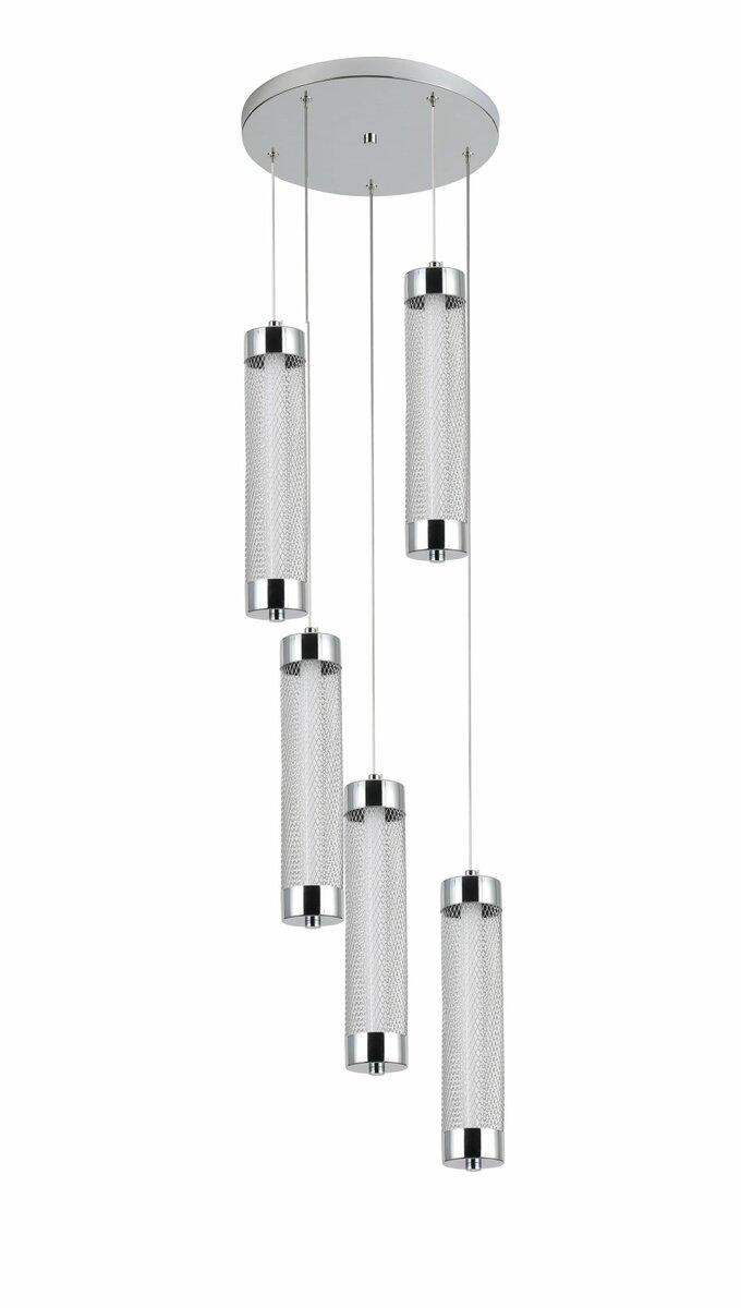 Подвесной светильник светодиодный Valeso G 40W Хром (2664/5P) - фото 2