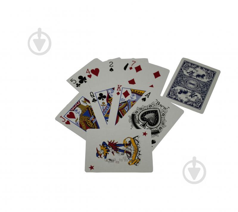 Карты игральныe атласные Duke N0977 54 листа 87x62 мм (DN30767BL)
