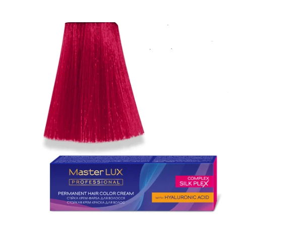 Крем-краска для волос стойкая Master LUX 8.56 60 мл Светло-русый красно-фиолетовый