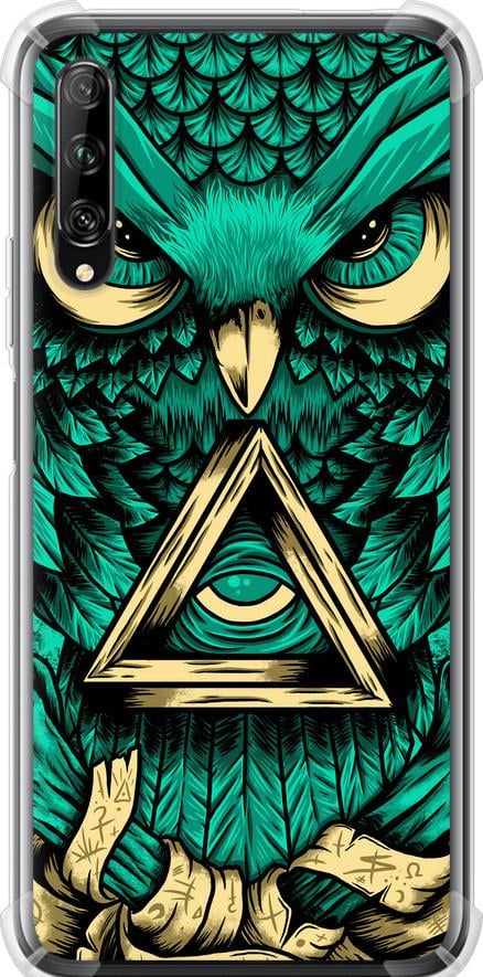 Чехол на Huawei P Smart Pro Сова Арт-тату (3971sp-1906-42517) Чехол на Huawei P Smart Pro Сова Арт-тату (3971sp-1906-42517)