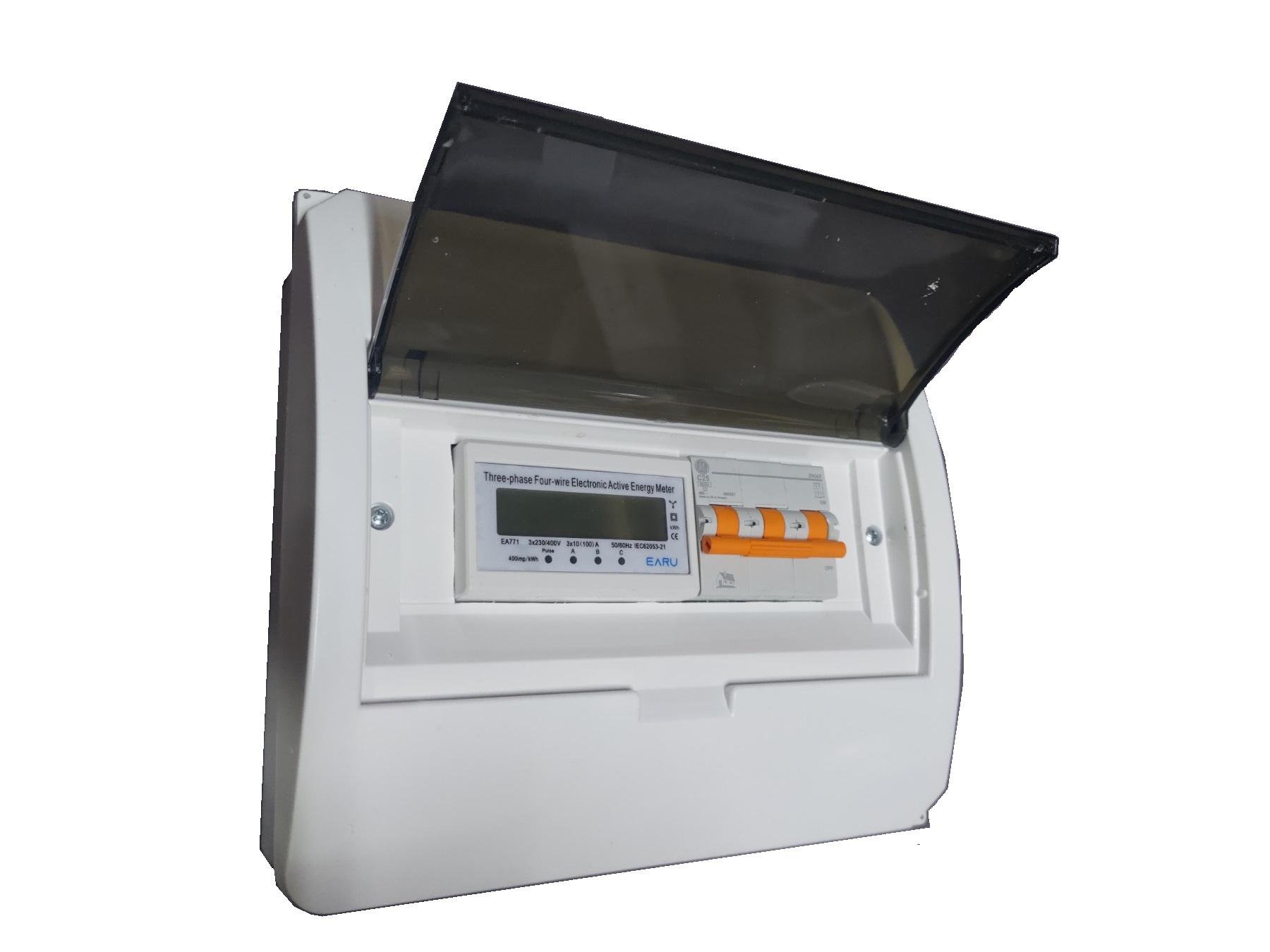 Счетчик GENERAL ELECTRIC EARU 3ф 100А для внутреннего учета в сборе C 3/25A