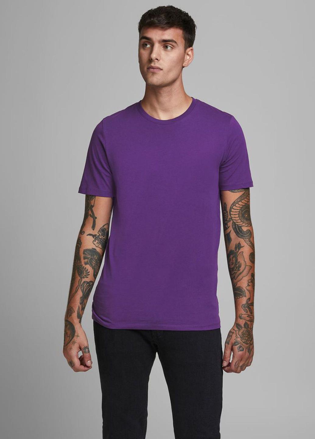 Футболка Jack & Jones L Фиолетовый (12156101b51)