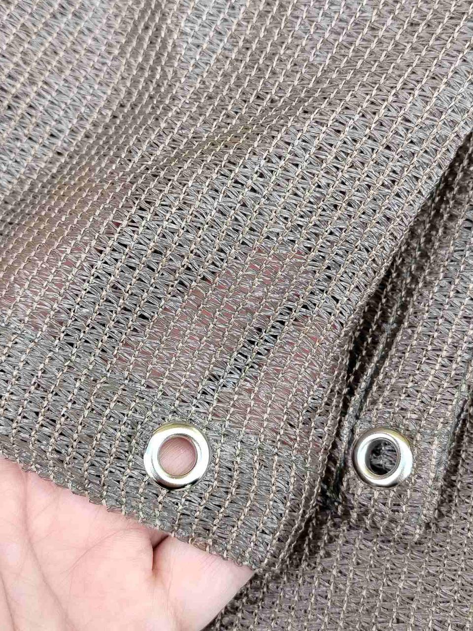 Сітка затіняюча Growtex з люверсами 95% 1х10 м Коричневий - фото 3 Сітка затіняюча Growtex з люверсами 95% 1х10 м Коричневий - фото 3