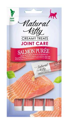 Лакомство-пюре для кошек Natural Kitty Fuctional Creamy Treat Salmon Puree Joint Care из лосося уход за суставами 4х12 г (SNK24012) Лакомство-пюре для кошек Natural Kitty Fuctional Creamy Treat Salmon Puree Joint Care из лосося уход за суставами 4х12 г (SNK24012)