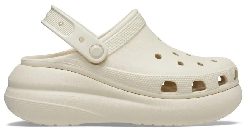 Сабо женские Crocs Classic Crush M6W8 р. 38 24,5 см Bone (207521)