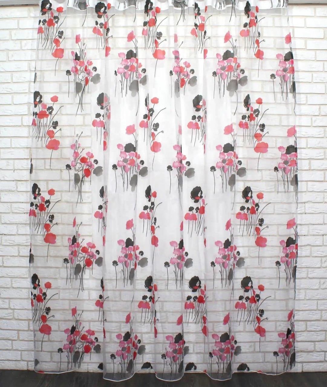 Гардина-тюль Органза на тасьмі 2 шт. 300x270 см (tul-983т-5) Гардина-тюль Органза на тасьмі 2 шт. 300x270 см (tul-983т-5)