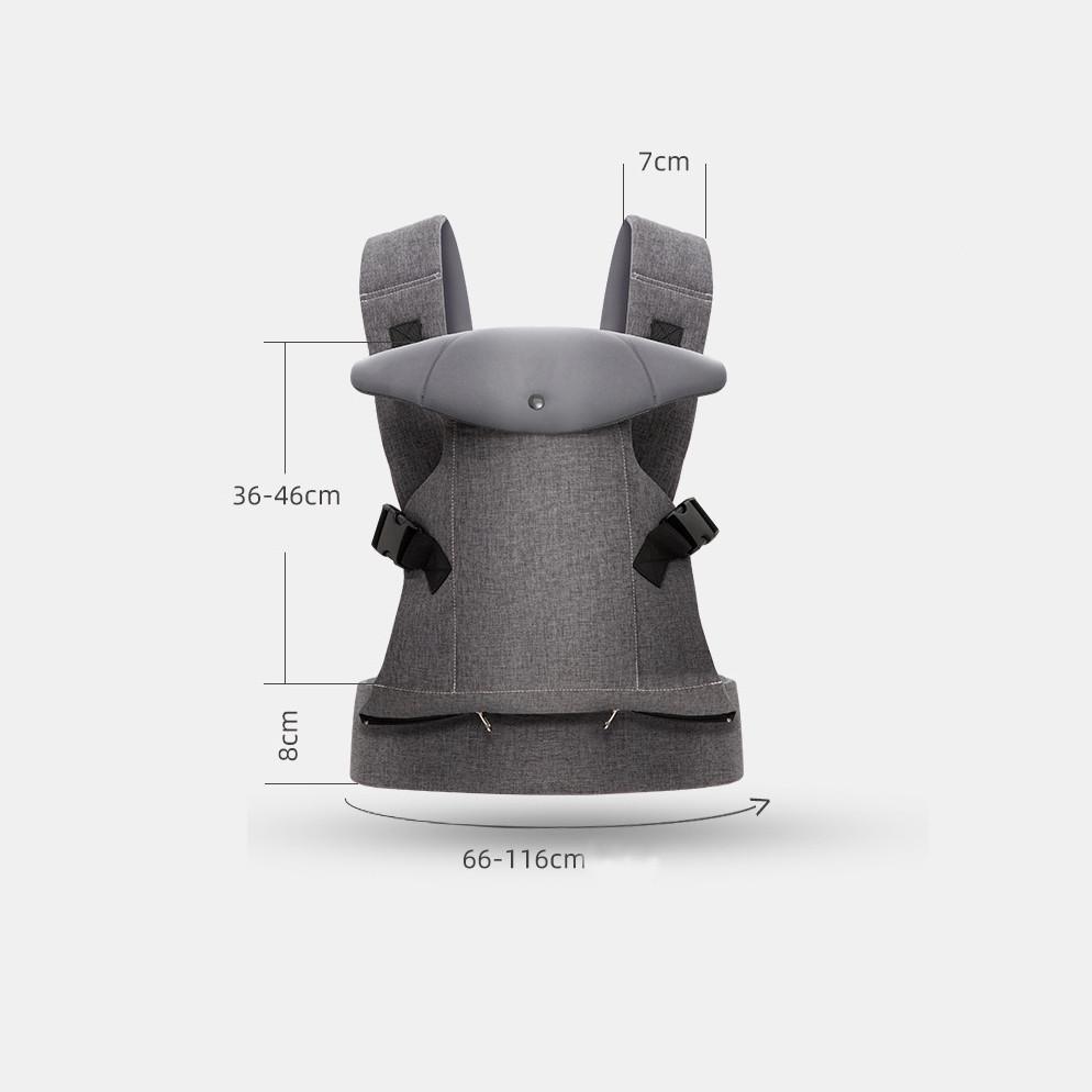 Рюкзак-кенгуру слінг Aixintu AXT-2313 для перенесення дітей Темно-сірий (3018) - фото 3 Рюкзак-кенгуру слінг Aixintu AXT-2313 для перенесення дітей Темно-сірий (3018) - фото 3