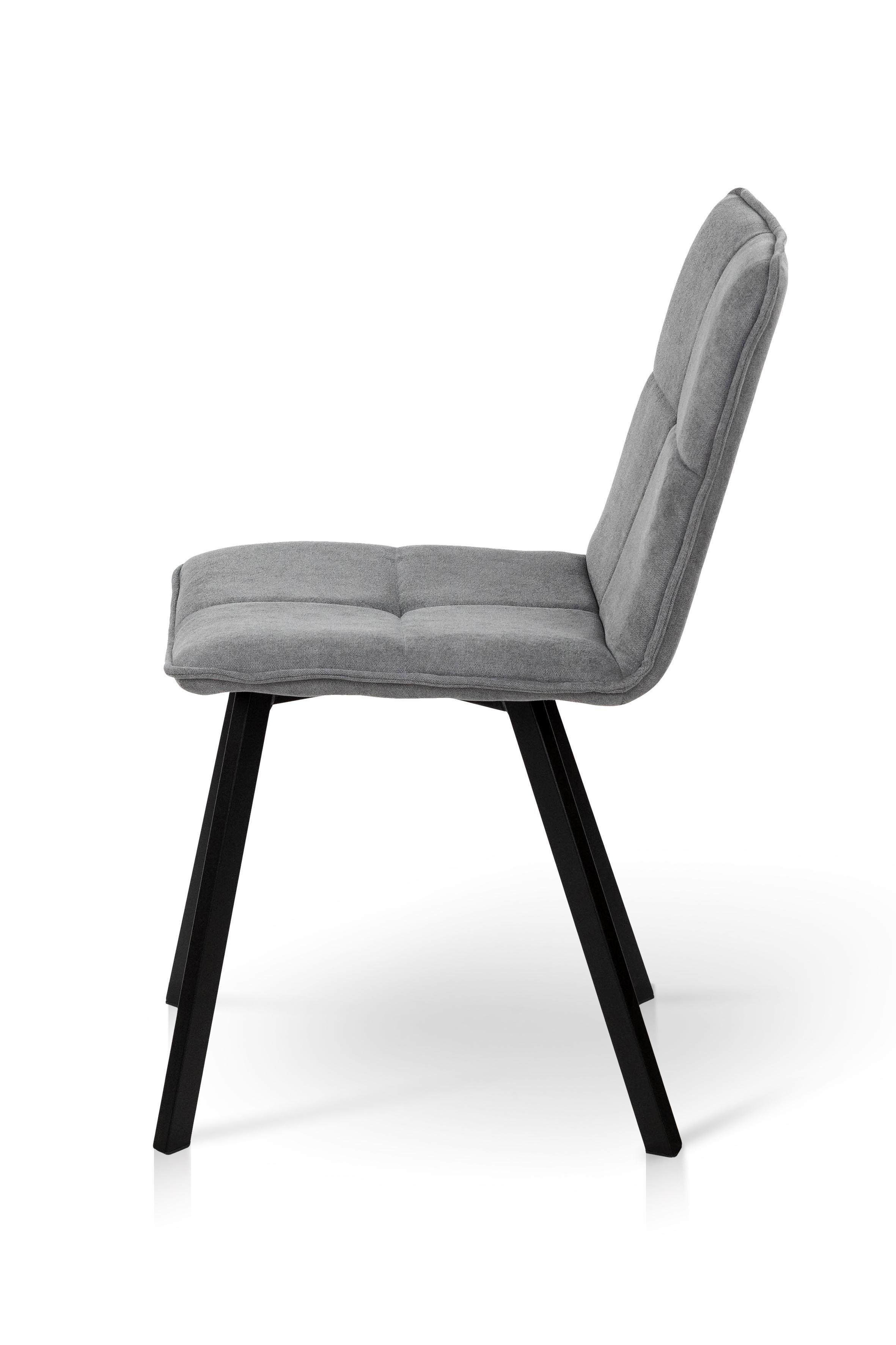 Стілець для кухні та вітальні Фіджи Тетріс 440х830х530 мм Чорний/Темно-сірий (GAА0056042) - фото 2 Стілець для кухні та вітальні Фіджи Тетріс 440х830х530 мм Чорний/Темно-сірий (GAА0056042) - фото 2