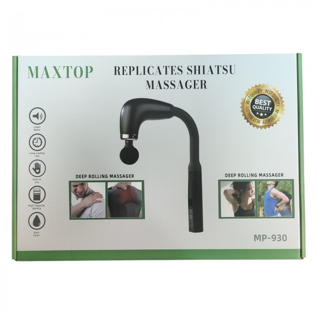 Вибромассажер для тела с 4 насадками USB-питание - фото 4 Вибромассажер для тела с 4 насадками USB-питание - фото 4