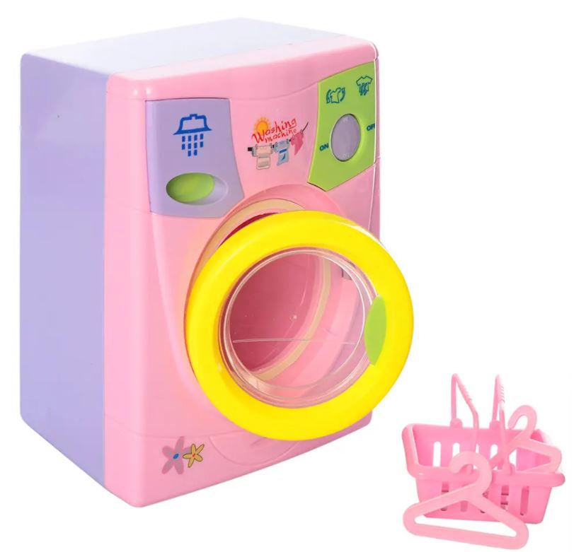 Стиральная машина детская с корзиной для белья и сливом воды (2010 A)