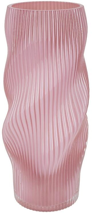 Ваза стеклянная Toulouse 13х30 см Розовый