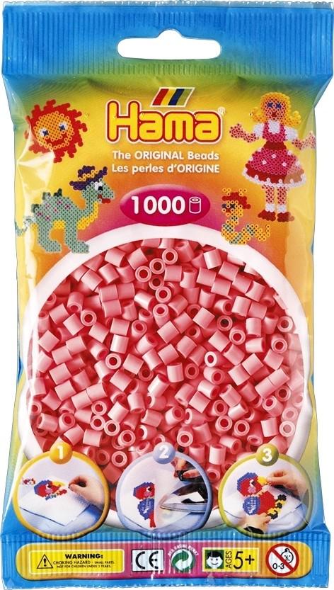 Детская термомозаика Hama 1000 шт. 5 мм Розовый (207-06)