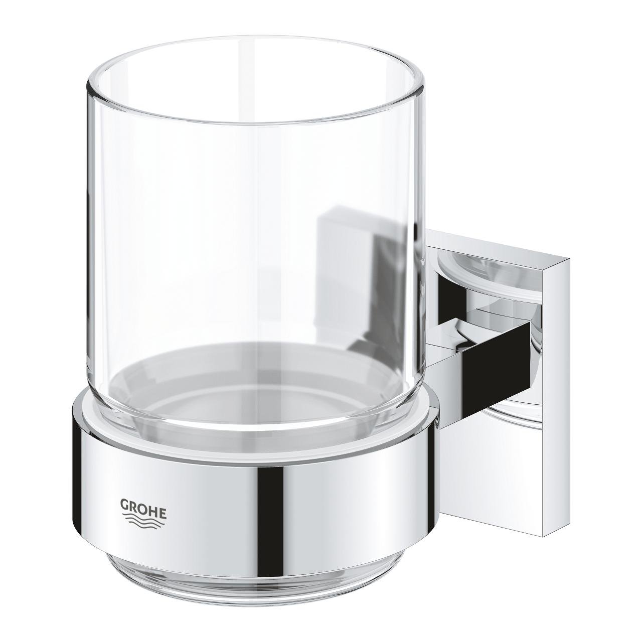 Стакан для зубных щеток Grohe QuickFix Start Cube 41097000 CV033406 Хром (214942) - фото 3