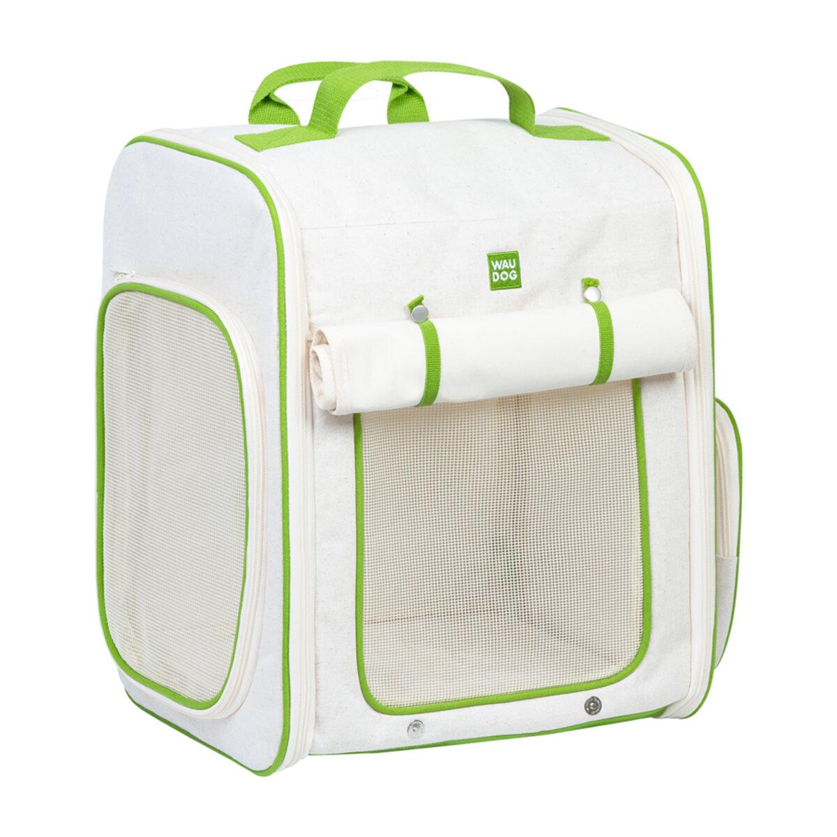 Рюкзак-переноска Waudog Relax Eco для котів та дрібних порід собак до 8 кг 42х34х27 см (26456564)