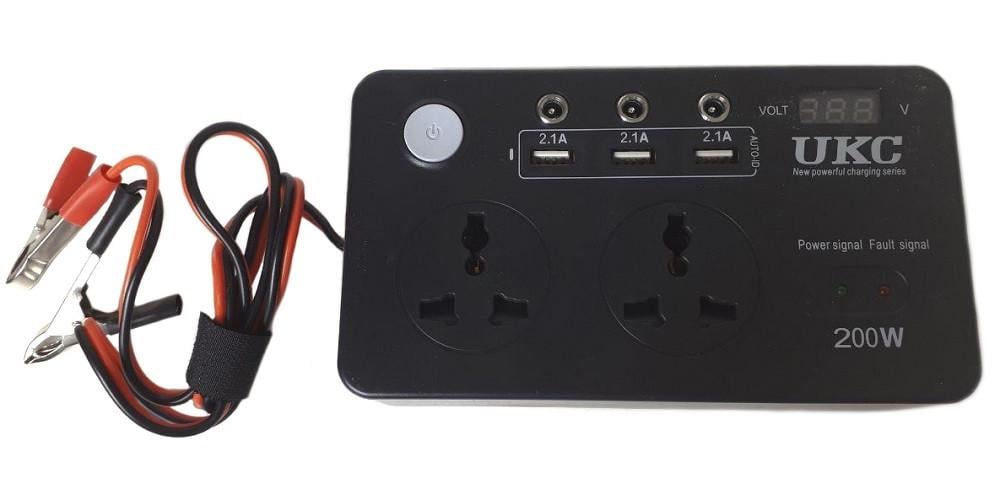 Преобразователь 200 W AC/DC 12 V LCD / USB (IR004396)