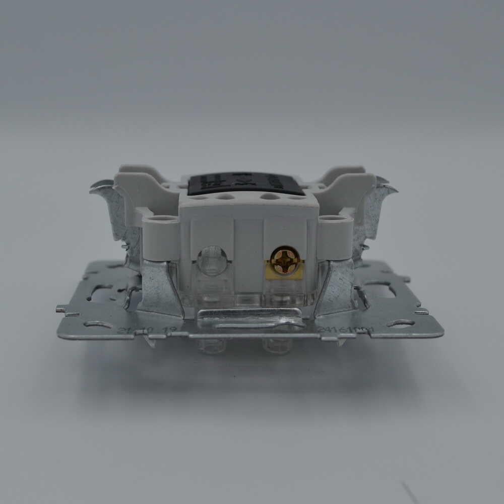 Выключатель одноклавишный Nilson Touran проходной с подсветкой Белый (24111008) - фото 3