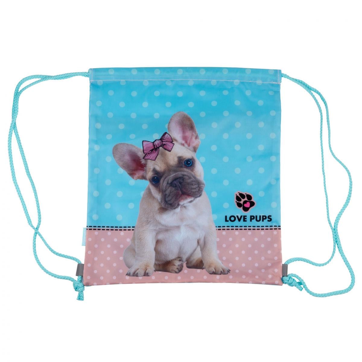Сумка для взуття 1Вересня Dolly Dog 40x35 см Блакитний (533486)