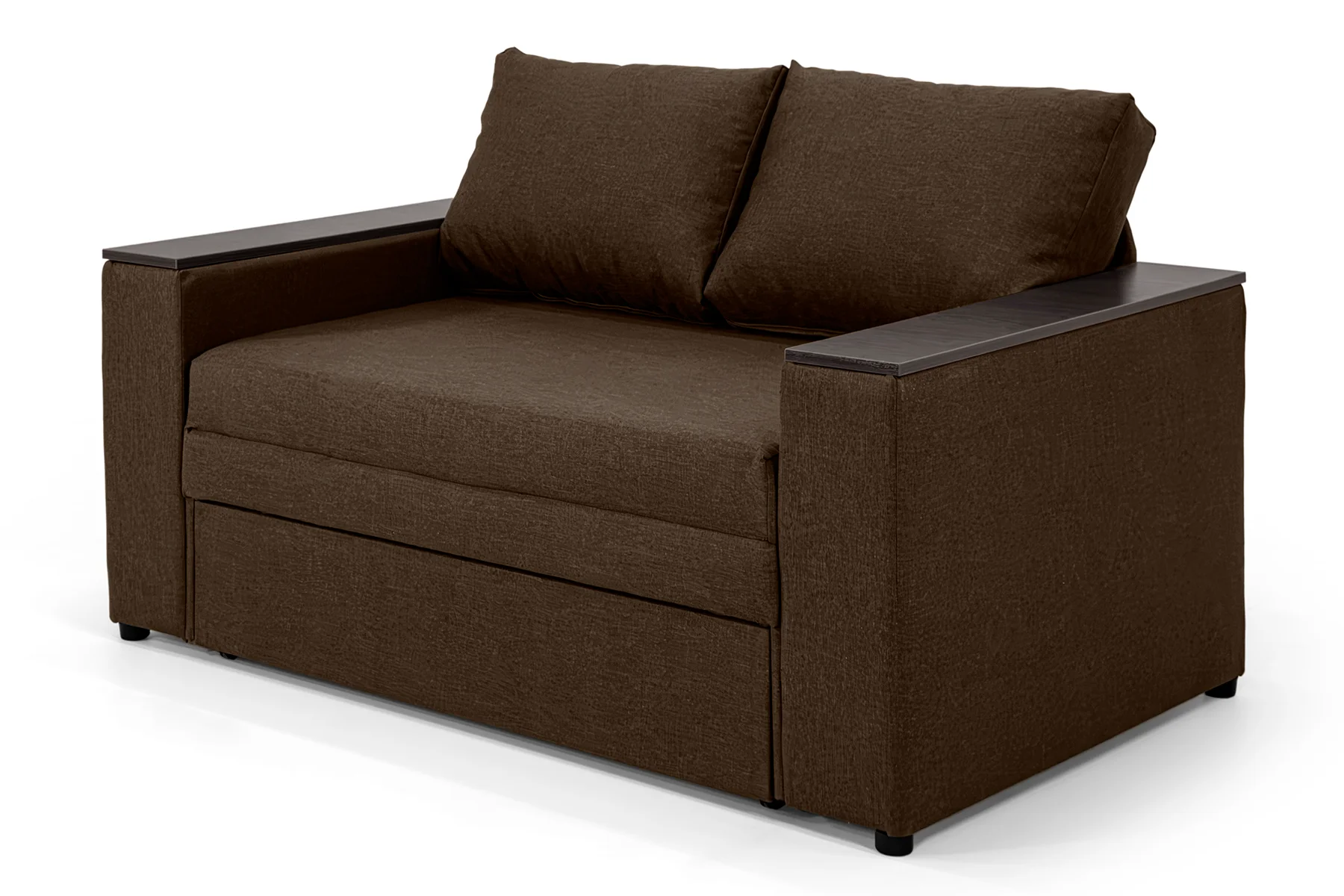 Диван-кресло Кубус-120 160х97 см Коричневый (28118857)