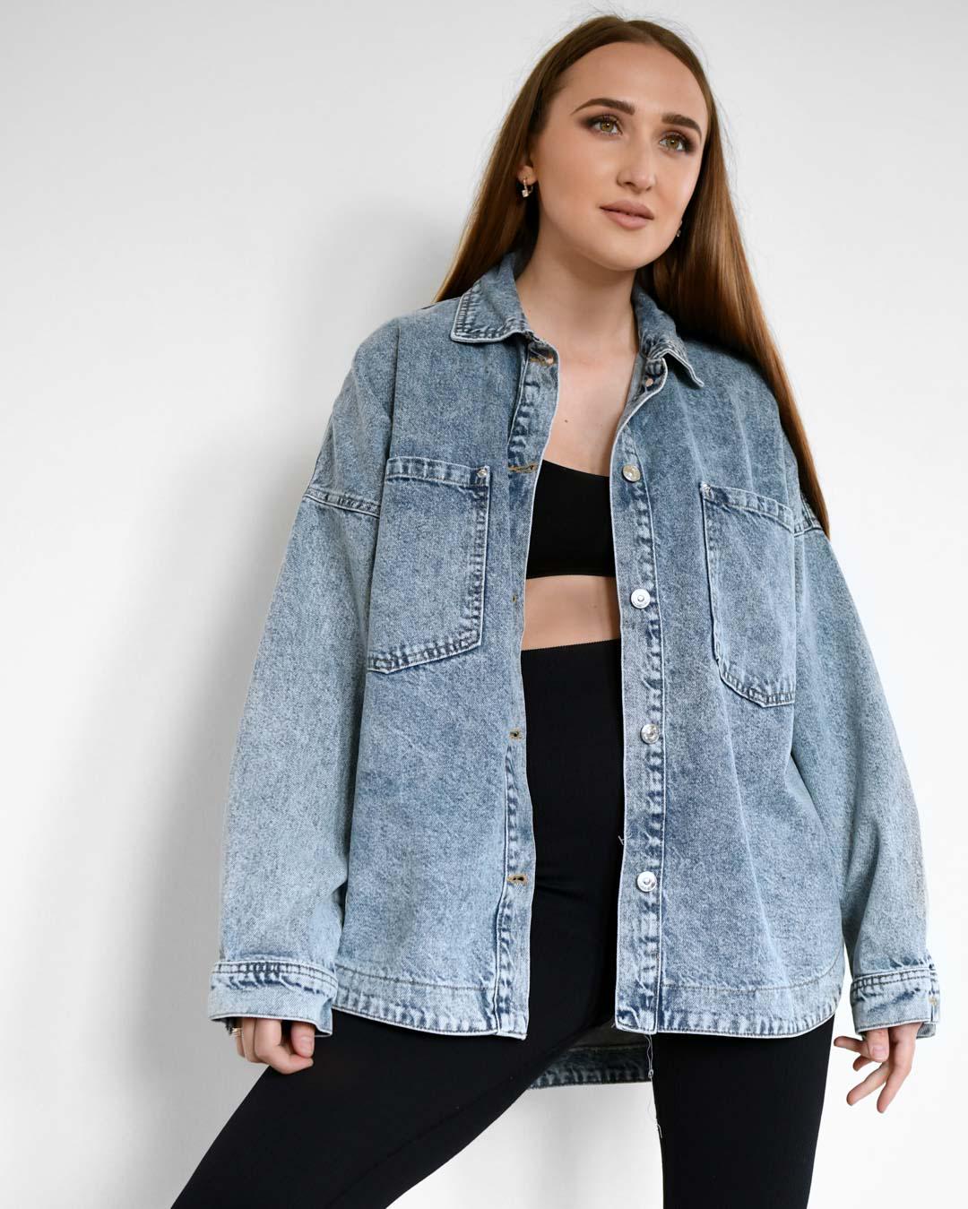 Куртка джинсовая Carica-6960-11 М Голубой (2000002470618)