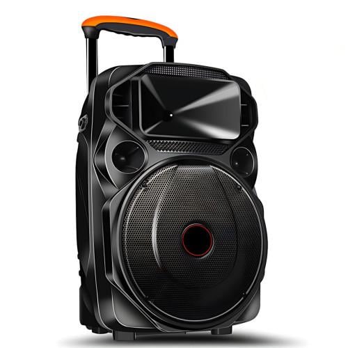 Портативная колонка Su-Kam SU 612 FM USB/SD с аккумулятором и 2 микрофонами 12+3" 200 Вт (10264)