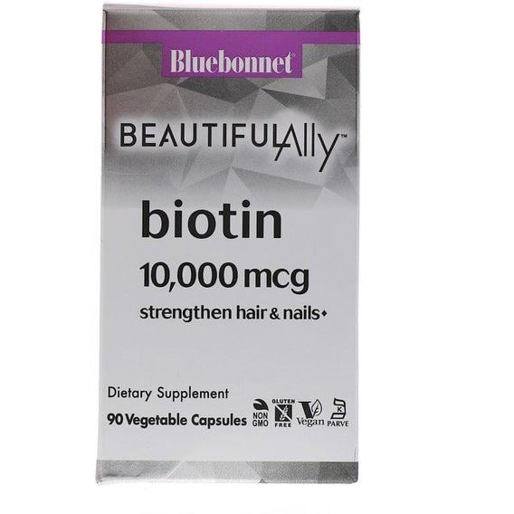 Біотин Bluebonnet Nutrition Beautiful Ally 10000 mcg 90 Veg Caps