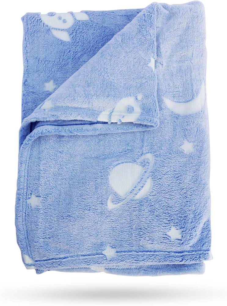 Плед-покривало дитячий Magic Blanket світиться в темряві 150х200 см Синій (8-18-205000000033/1)