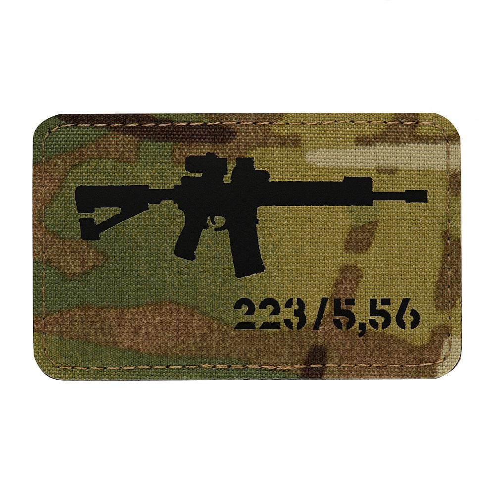 Нашивка M-Tac AR-15 .223/5,56 Laser Cut Multicam/Black