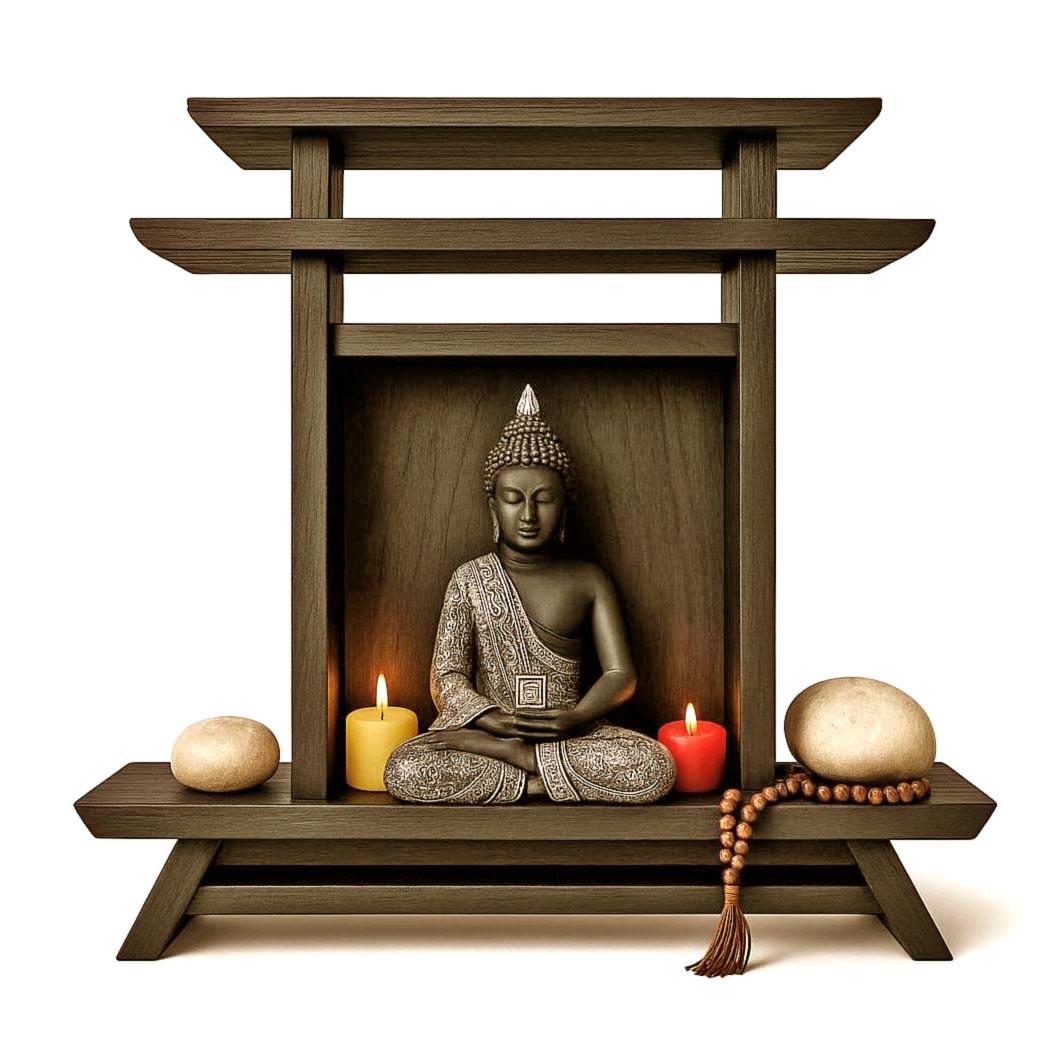 Алтарь для медитации из дерева Ситари Мокко (ЛАТ-008910)