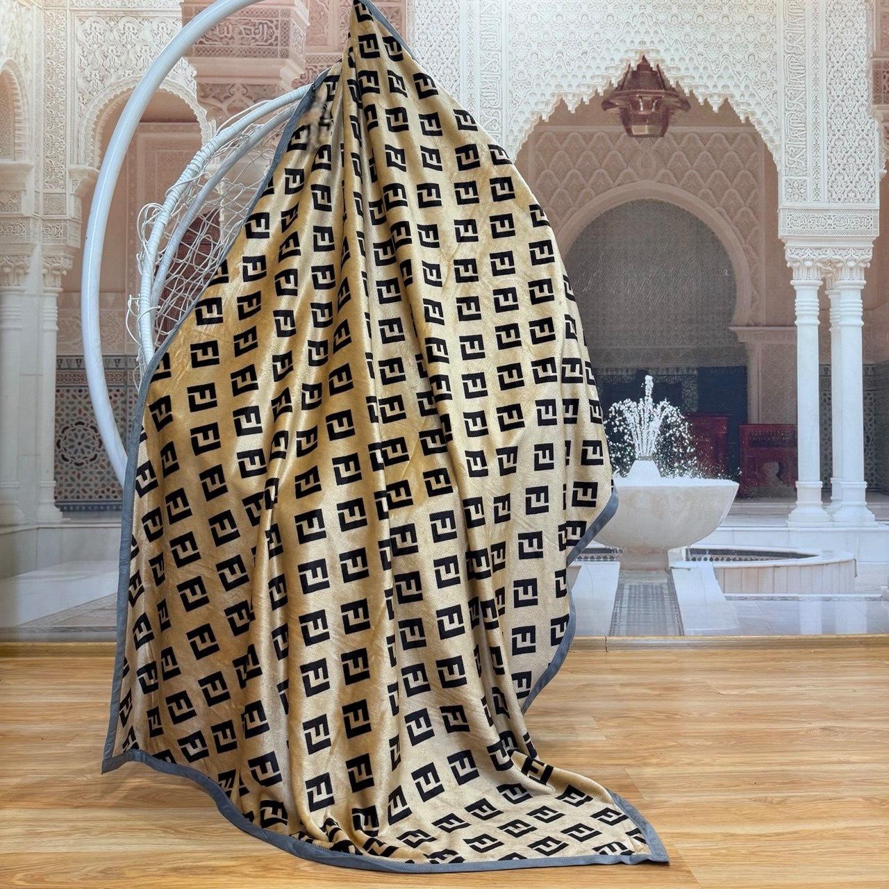 Плед-покрывало двустороннее Koloco Велюр 150x200 см Разноцветный (07-107-10) - фото 3