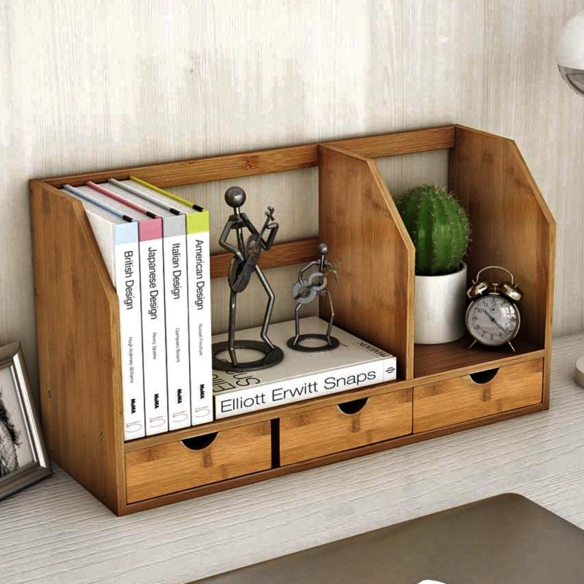 Полка книжная настольная из дерева Ульмен Сиена (КПА-026205)