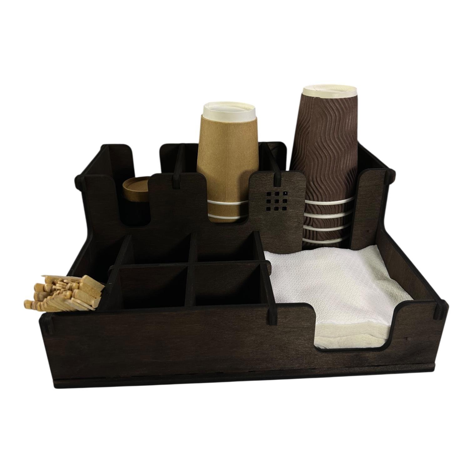 Органайзер дерев’яний Comfort Trio 80х90х100 мм Палісандр (WN-014)