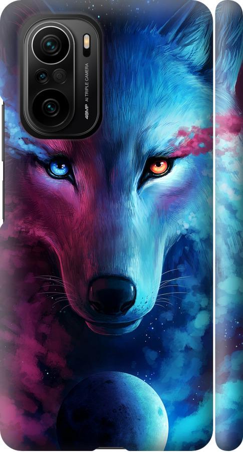 Чохол на Xiaomi Poco F3 Арт-вовк (3999m-2280-42517)