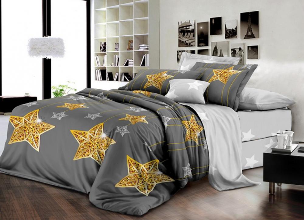 Комплект постільної білизни Комфорт текстиль Бязь Амадей лайт 145x215 см 2x50x50 см (КТ_pvu_4361_1_50x50)