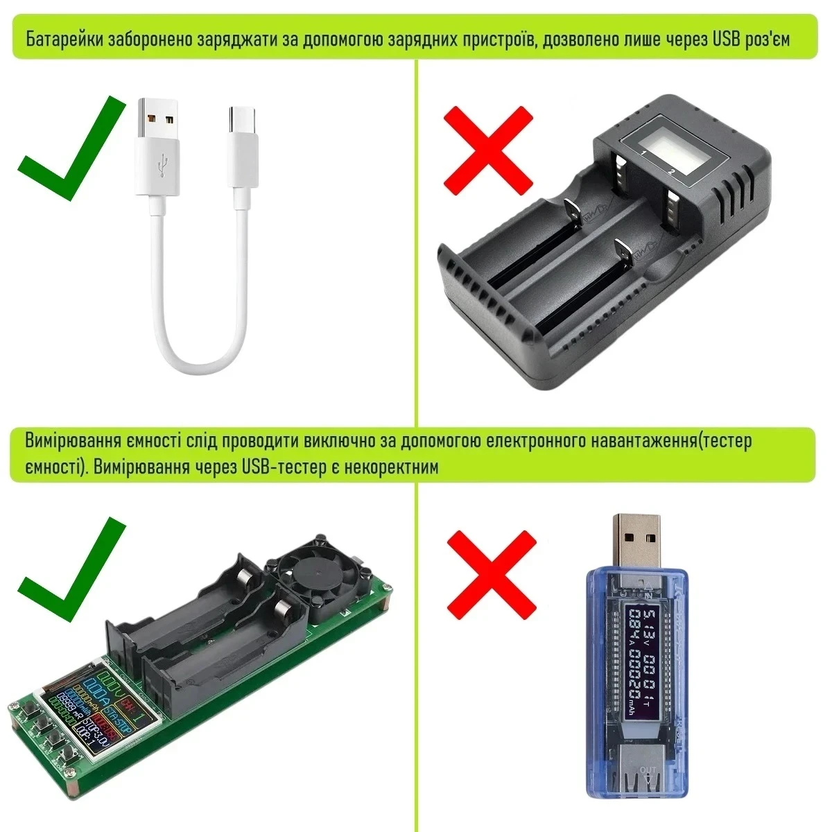 Батарейки акумуляторні LiitoKala 3450 AA USB Type-C 1,5V 3450 mWh 4 шт. - фото 4 Батарейки акумуляторні LiitoKala 3450 AA USB Type-C 1,5V 3450 mWh 4 шт. - фото 4
