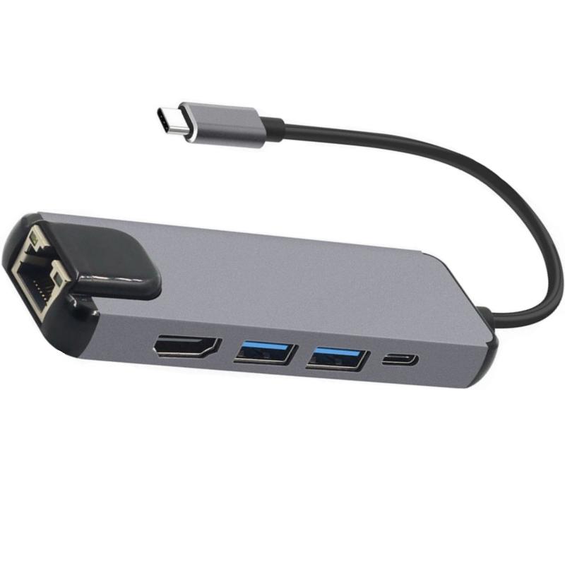 USB-хаб AC-500 Type-C Черный (43574-_271) - фото 2