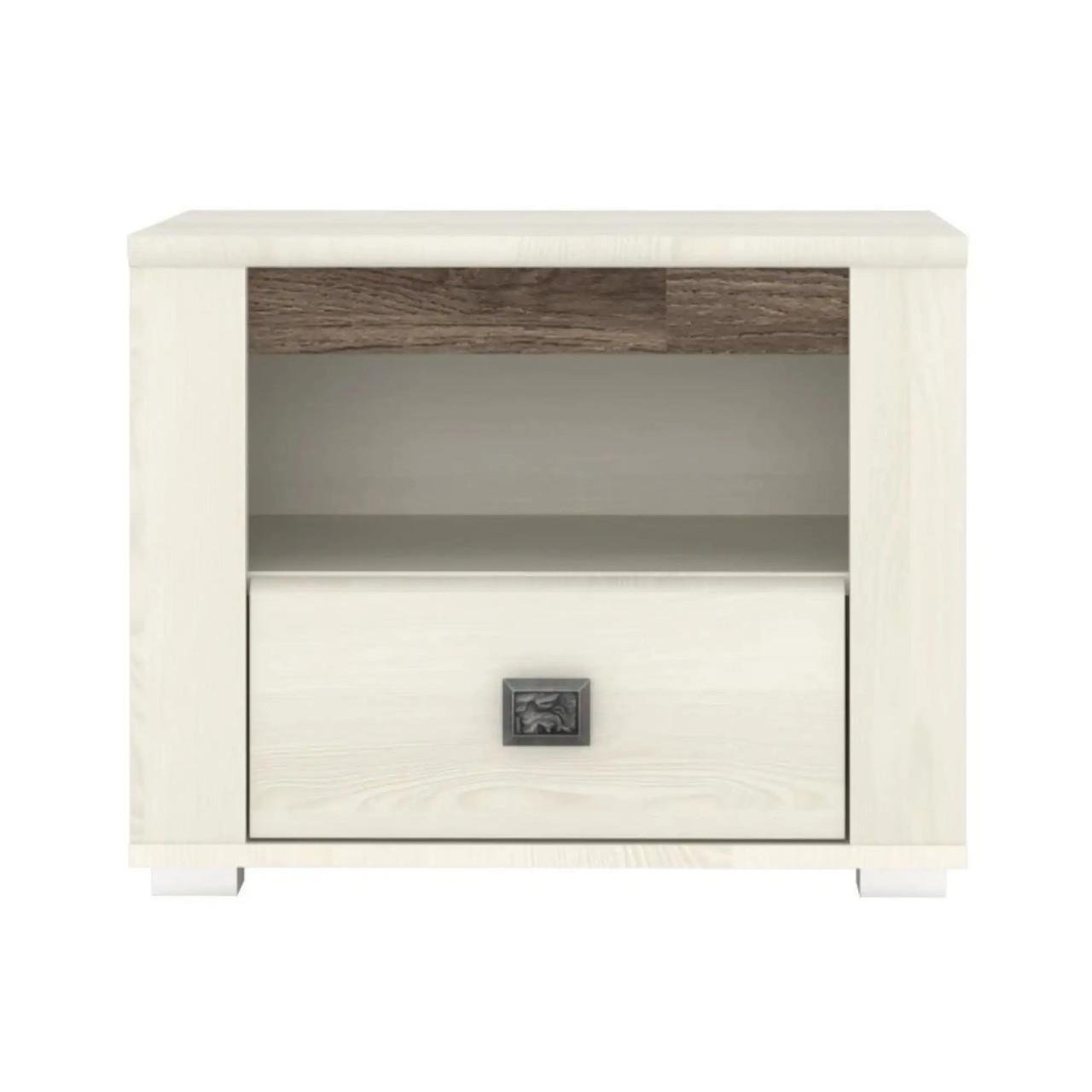 Тумба прикроватная Гербор Селена Ясень снежный (GRB-1049)