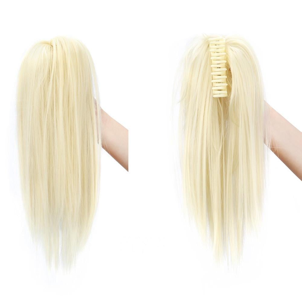 Хвост искусственный на крабике 40 см цвет 613 Светлый блонд (2798401105) - фото 3 Хвост искусственный на крабике 40 см цвет 613 Светлый блонд (2798401105) - фото 3